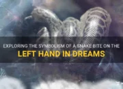 Dream Meaning of Snake Bite In Left Hand