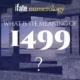 Dream Meaning of Number 1499